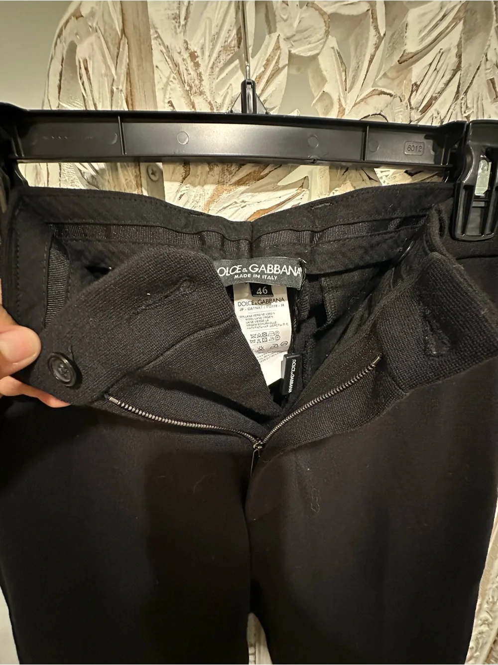 Dolce & Gabbana Black Slim Men’s pant